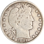 1901-P Barber Half Dollar