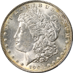 1904-P Morgan Silver Dollar PCGS MS65 Nice Eye Appeal Strong Strike