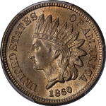 1860 Indian Cent PCGS MS64 Nice Eye Appeal Strong Strike