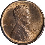 1909-S/S Lincoln Cent S/ Horizontal S PCGS MS64 RB Superb Eye Appeal