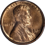 1929-S Lincoln Cent PCGS MS64 RD Superb Eye Appeal Strong Strike