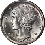 1923-P Mercury Dime PCGS MS65 FB Blazing White Gem Superb Eye Appeal