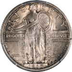 1917-P Type 1 Standing Liberty Quarter PCGS Unc Details Superb Eye Appeal