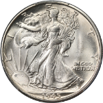 1945-S Walking Liberty Half PCGS MS64 Blazing White Gem Superb Eye Appeal