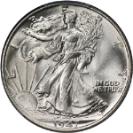 1947-P Walking Liberty Half PCGS MS65 Blazing White Gem Superb Eye Appeal