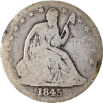 1845-O Seated Half Dollar