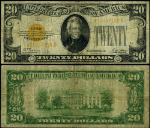 FR. 2402 $20 1928 Gold Certificate A-A Block Fine