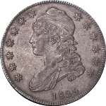 1835 Bust Half Dollar Choice XF++ 0-102 R.3 Superb Eye Appeal Strong Strike