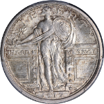 1917-D Type 1 Standing Liberty Quarter PCGS MS64 FH Nice Eye Appeal