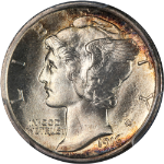 1916-P Mercury Dime CAC Sticker PCGS MS66+ Superb Eye Appeal Strong Strike