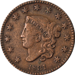 1831 Large Cent - Large Letters