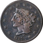 1839 Large Cent - Booby Head