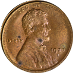 1920-S Lincoln Cent - Ex-&quot;Lucky Penny&quot;