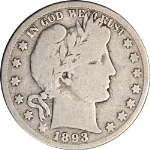 1893-O Barber Half Dollar