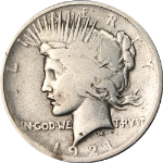 1921 Peace Dollar