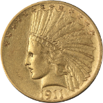 1911-D Indian Gold $10 XF/AU Details Key Date Nice Eye Appeal Nice Strike