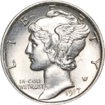 1917-P Mercury Dime