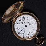 Hampden Canton OH Grade No. 213 Model 3 Pocket Watch 6 Size 15 J. Gold-Filled