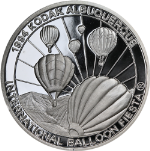 1994 Kodak Albuquerque Balloon Festival 1 Ounce Proof .999 Fine Silver OGP COA