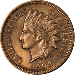 1908-S Indian Cent Choice BU Details Great Eye Appeal Strong Strike