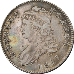 1817 Bust Half Dollar Nice VF+ 0-113 R.2 Nice Eye Appeal Nice Strike