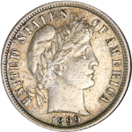 1899-S Barber Dime