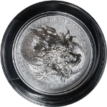 2024 Fiji 1 Ounce Silver Year of Dragon Ultra High Relief - OGP COA - STOCK