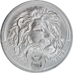 2022 South Africa Mint 1 Ounce Silver Big 5 Lion - OGP COA - STOCK