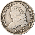 1829 Bust Dime - JR-3 R-4