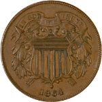 1864 Two (2) Cent Piece