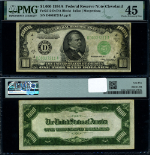 FR. 2212 D $1000 1934-A Federal Reserve Note Cleveland D-A Block Choice PMG XF45