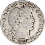 1910-S Barber Half Dollar