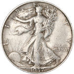 1937-S Walking Liberty Half