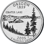2005-D Oregon Quarter BU Single