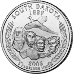 2006-D South Dakota Quarter BU Single