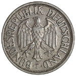 Germany: Federal Republic 1950-F Mark KM#110 Nice VF