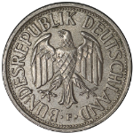 Germany: Federal Republic 1951-F Two (2) Mark KM#111 Nice VF/XF