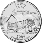 2004-P Iowa Quarter BU Single
