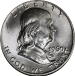 1960-D Franklin Half Dollar Choice BU - STOCK