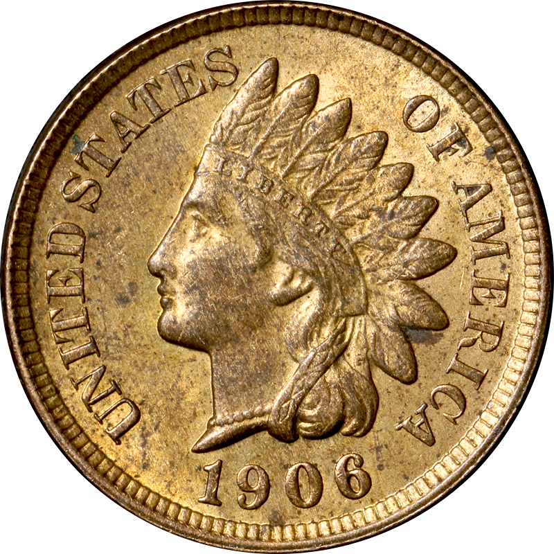 1906 indian penny