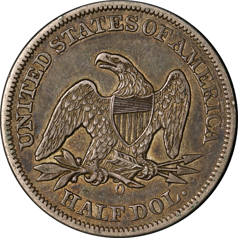 1859-O Seated Half Dollar Choice XF+ Superb Eye Appeal Strong Strike