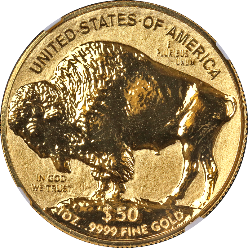 2013-W Buffalo Gold $50 NGC PF70 Reverse Proof Brown Label