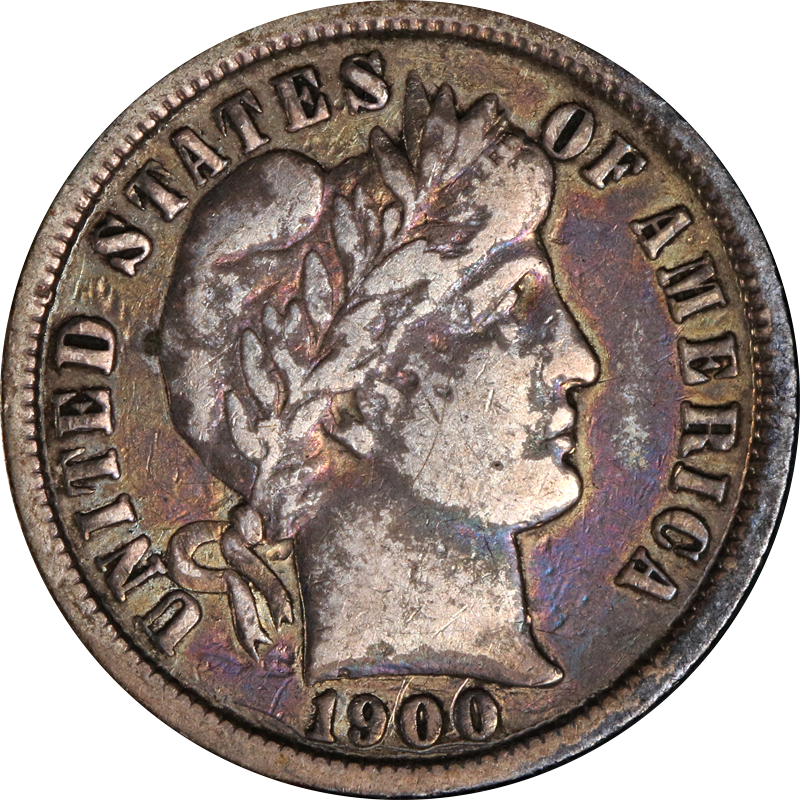 1900-O Barber Dime