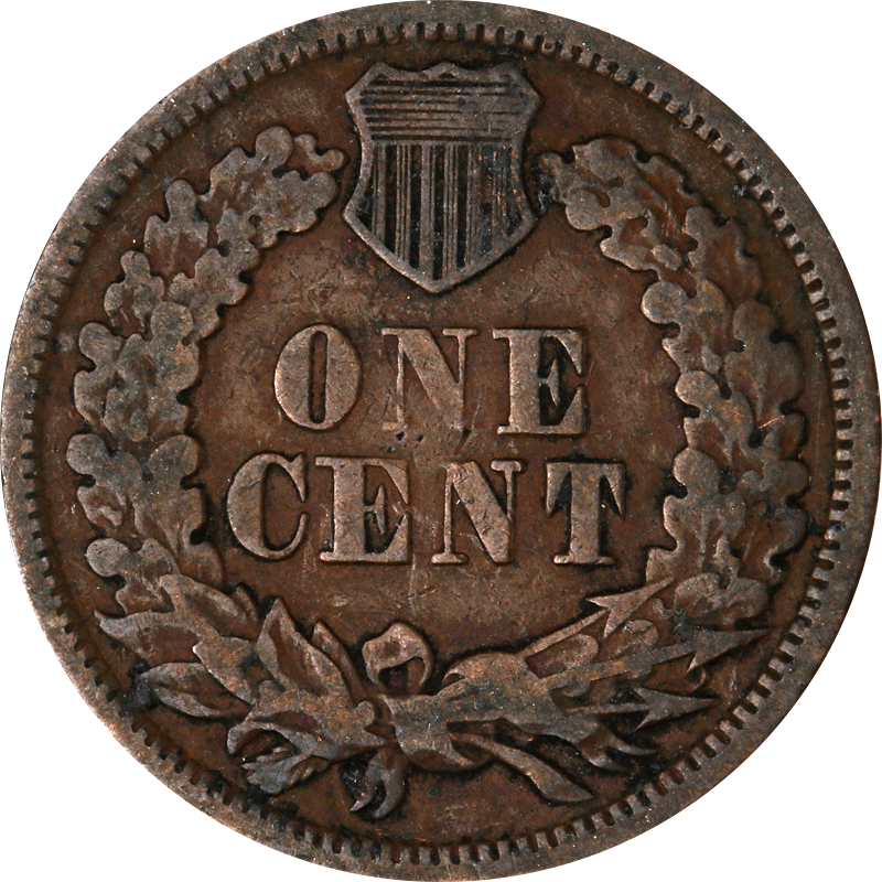 1864-L Indian Cent