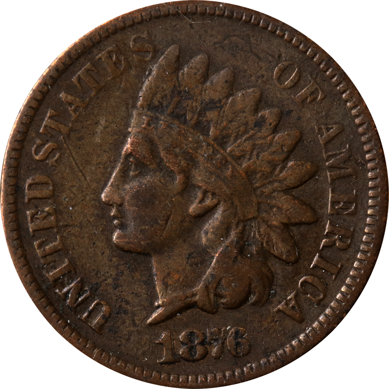 1876 Indian Cent