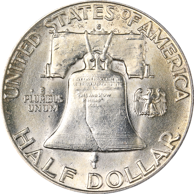 1951-S Franklin Half Dollar