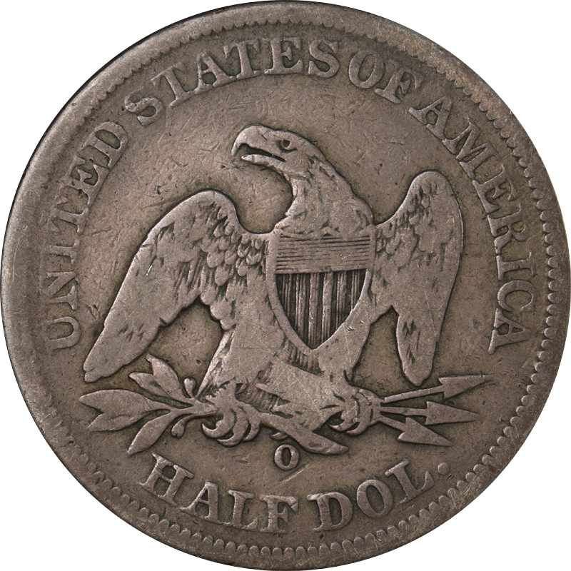 1855-O Seated Half Dollar