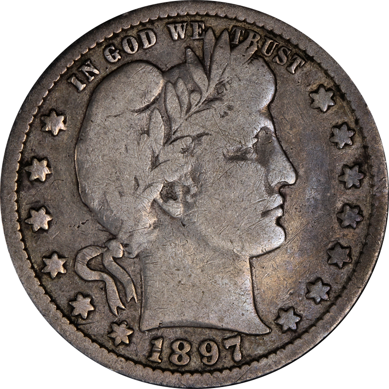 1897-O Barber Quarter