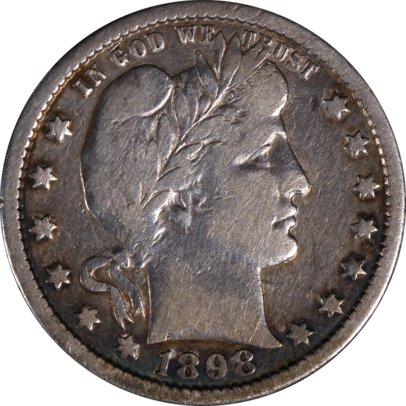 1898-O Barber Quarter