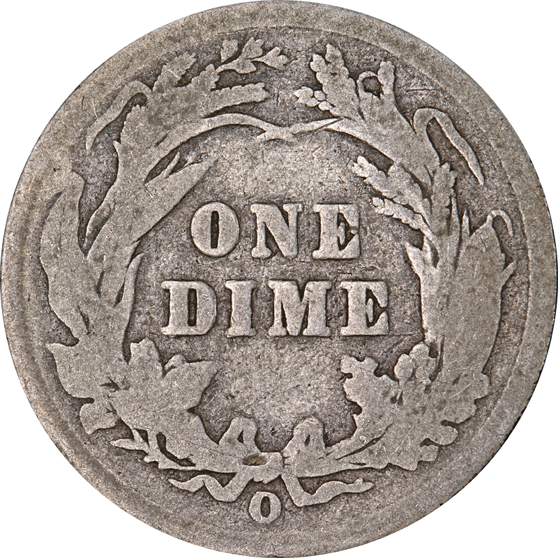 1898 O Barber Dime